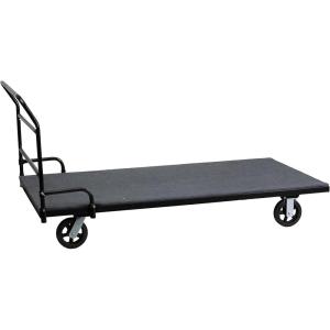 Flash Furniture Folding Table Dolly with Carpeted Platform for Rectangular Tables