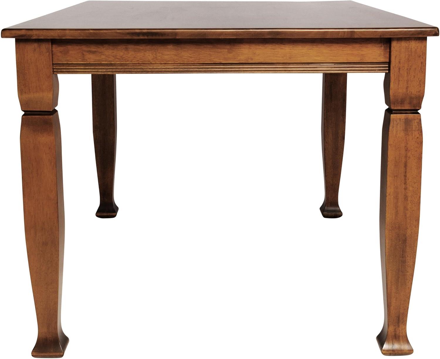image:imageFlash Furniture Grace Solid Dining Turned Wooden Legs Commercial Grade Heavy Duty Rectangle Wood Table for 6 60 Walnut MatteWalnut Matte