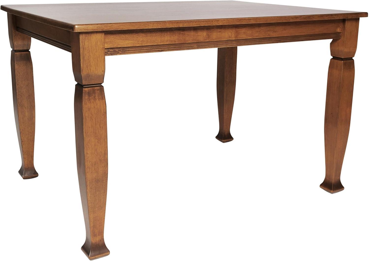 image:imageFlash Furniture Grace Solid Dining Turned Wooden Legs Commercial Grade Heavy Duty Rectangle Wood Table for 6 60 Walnut MatteWalnut Matte