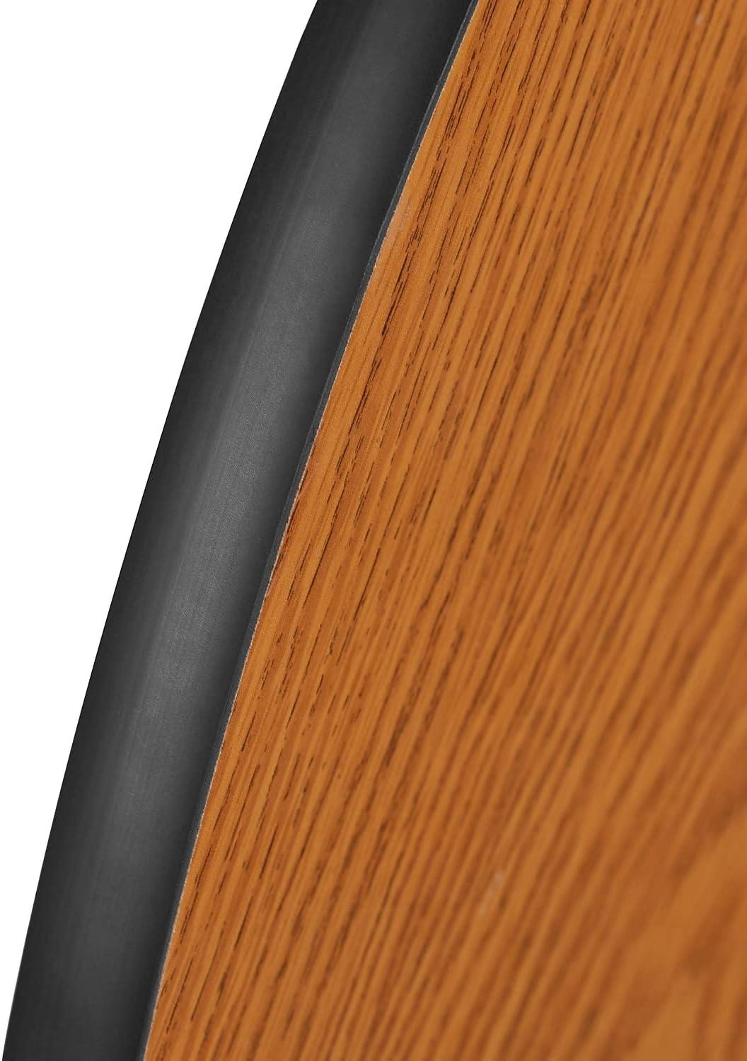 image:imageFlash Furniture Mobile 60 Half Circle Wave Collaborative Oak Thermal Laminate Activity Table Height Adjustable Short LegsOak