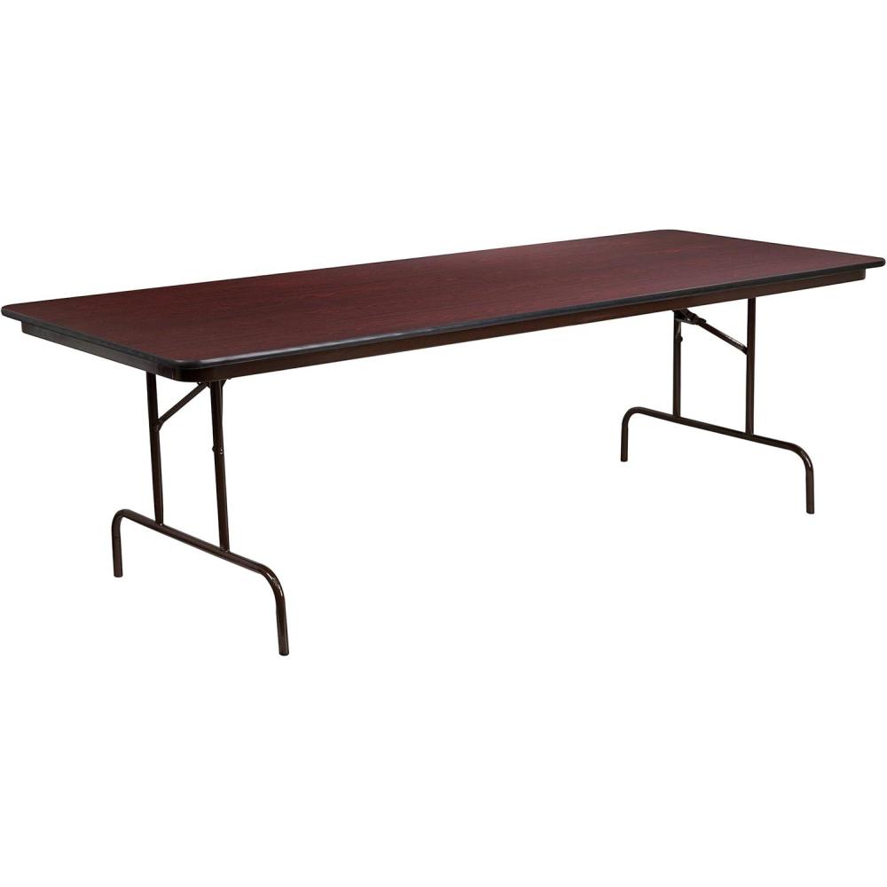 image:imageFlash Furniture 8Foot High Pressure Mahogany Laminate Folding Banquet Table