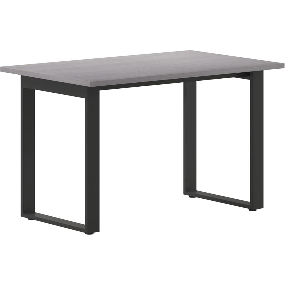 image:imageFlash Furniture Redmond Conference Table with UFrame Base Commercial Water and Scratch Resistant Laminate Finish PVC Edge Heavy Duty Steel Frame 48x30 Gray OakGray Oak