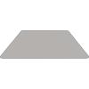Flash Furniture Wren 29”W x 57”L Trapezoid Oak Thermal Laminate Activity Table – Height Adjustable Short Legs(Grey)