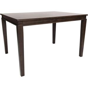 Flash Furniture Henry 47″ Solid Wood Dining Table, Commercial Grade Heavy Duty Rectangle Wood Table, Water Resistant Finish, Seating for 4, Black Matte(Wenge Matte)