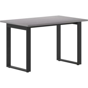 Flash Furniture Redmond Conference Table with U-Frame Base, Commercial Water and Scratch Resistant Laminate Finish, PVC Edge, Heavy Duty Steel Frame, 48×30, Gray Oak(Gray Oak)
