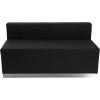 Flash Furniture HERCULES Alon Series Black LeatherSoft Reception Configuration, 8 Pieces(Black)