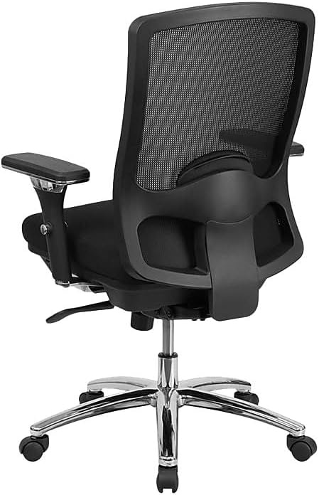 image:imageFlash Furniture HERCULES Series 247 Intensive Use Big amp Tall 350 lb Rated Black Mesh Multifunction Swivel Ergonomic Office Chair