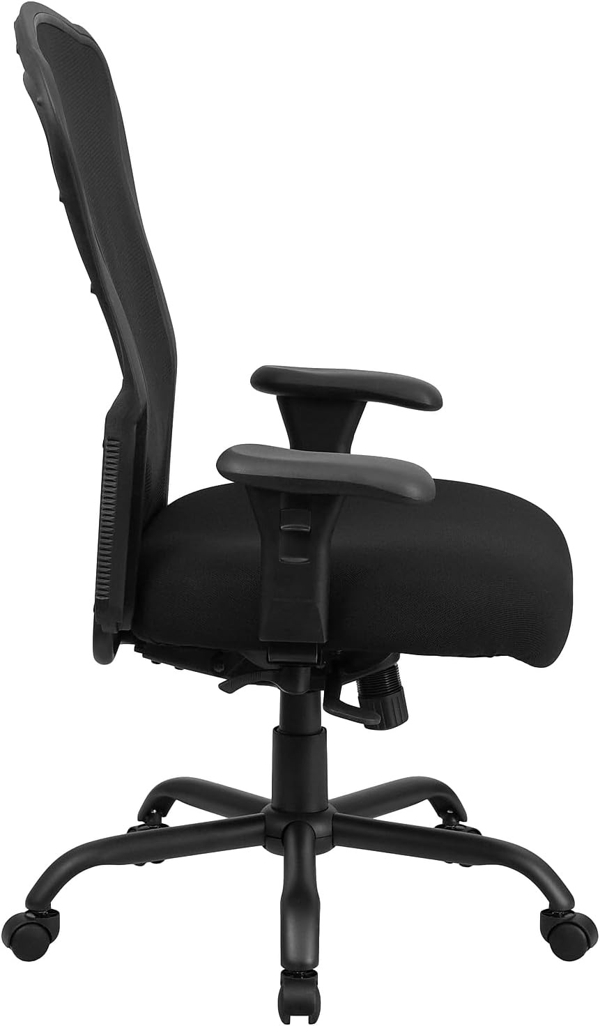image:imageFlash Furniture HERCULES Series 247 Intensive Use Big amp Tall 400 lb Rated Black Mesh Multifunction SynchroTilt Ergonomic Office Chair