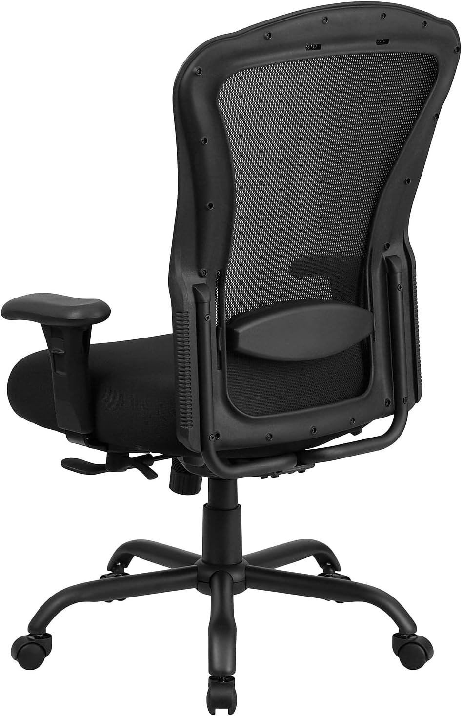 image:imageFlash Furniture HERCULES Series 247 Intensive Use Big amp Tall 400 lb Rated Black Mesh Multifunction SynchroTilt Ergonomic Office Chair