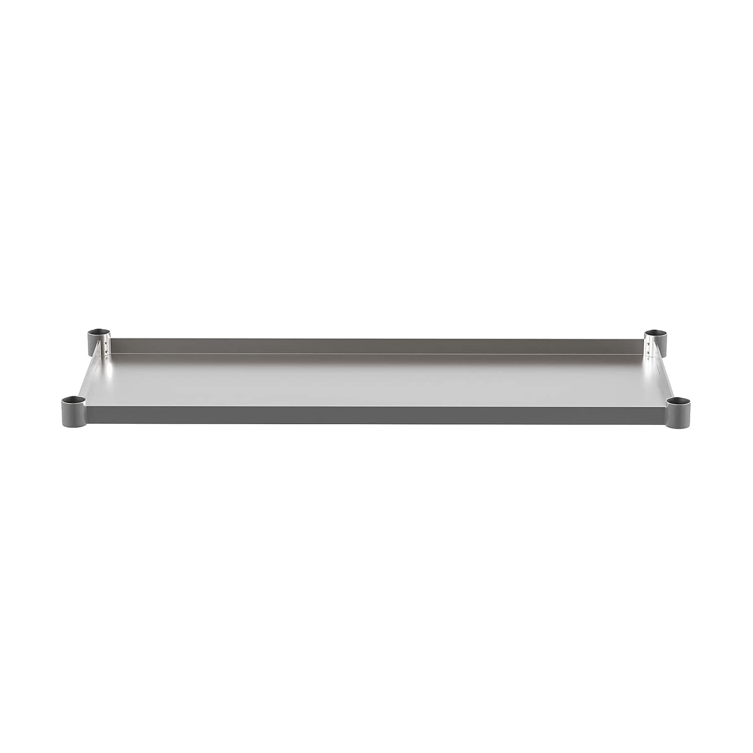 image:imageFlash Furniture Woodford Galvanized Under Shelf for Prep and Work Tables Adjustable Lower Shelf for 24 x 72 Stainless Steel Tables24 x 48