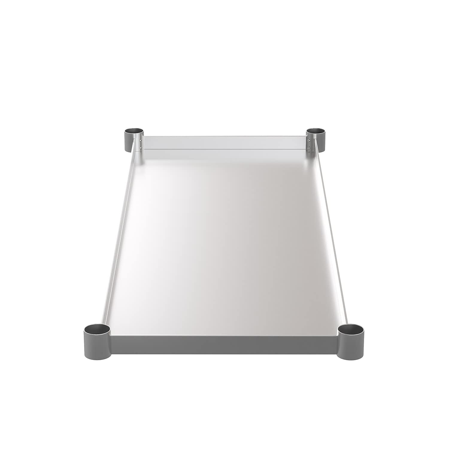 image:imageFlash Furniture Woodford Galvanized Under Shelf for Prep and Work Tables Adjustable Lower Shelf for 24 x 72 Stainless Steel Tables24 x 48
