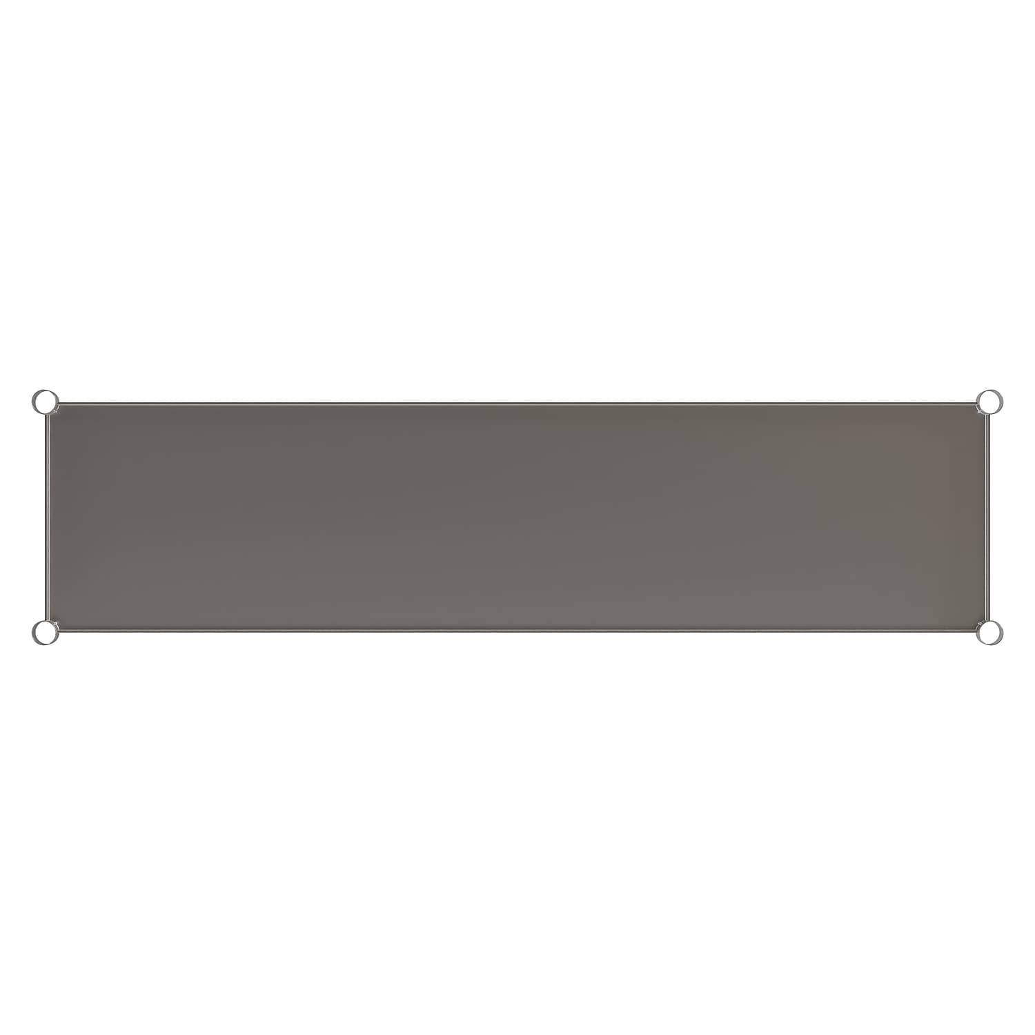 image:imageFlash Furniture Woodford Galvanized Under Shelf for Prep and Work Tables Adjustable Lower Shelf for 24 x 72 Stainless Steel Tables30 x 72
