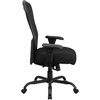 Flash Furniture HERCULES Series 24/7 Intensive Use Big & Tall 400 lb. Rated Black Mesh Multifunction Synchro-Tilt Ergonomic Office Chair