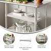 Flash Furniture Woodford Galvanized Under Shelf for Prep and Work Tables – Adjustable Lower Shelf for 24″ x 72″ Stainless Steel Tables(24″ x 36″)