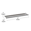 Flash Furniture Woodford Galvanized Under Shelf for Prep and Work Tables – Adjustable Lower Shelf for 24″ x 72″ Stainless Steel Tables(30″ x 72″)