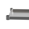 Flash Furniture Woodford Galvanized Under Shelf for Prep and Work Tables – Adjustable Lower Shelf for 24″ x 72″ Stainless Steel Tables(30″ x 72″)