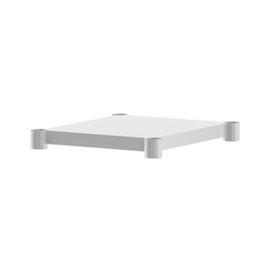 Flash Furniture Woodford Galvanized Under Shelf for Prep and Work Tables – Adjustable Lower Shelf for 24″ x 72″ Stainless Steel Tables(24″ x 18″)