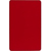 Flash Furniture Wren Mobile 36”W x 72”L Rectangular Grey Thermal Laminate Activity Table – Standard Height Adjustable Legs(Red)