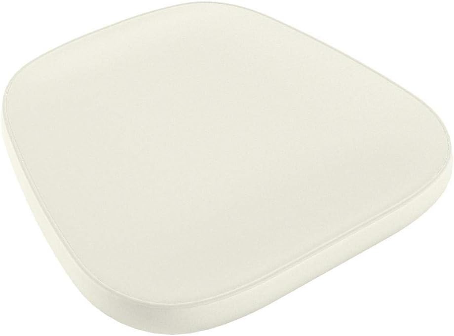 image:imageFlash Furniture Chiavari Chair Cushion with Washable Cover Hook amp Loop Fasteners For Ballroom and Kitchen Chairs Set of 22 BlackIvory