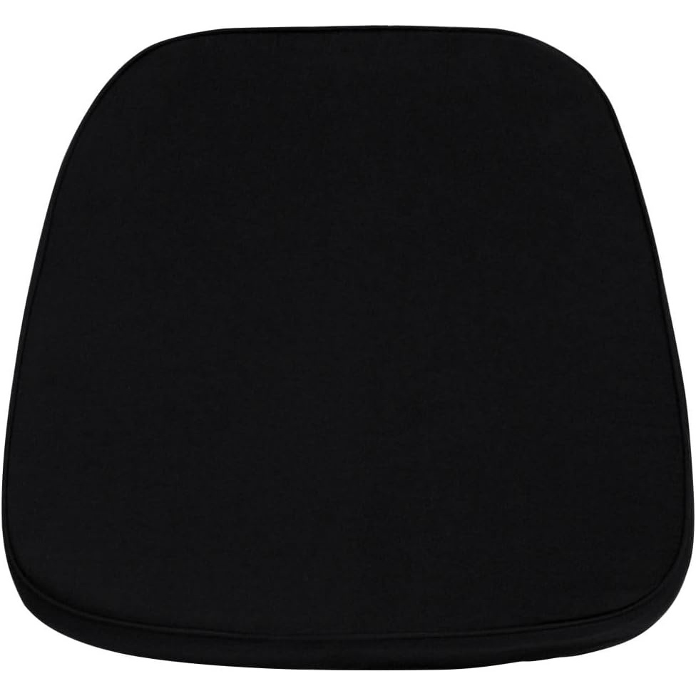 image:imageFlash Furniture Chiavari Chair Cushion with Washable Cover Hook amp Loop Fasteners For Ballroom and Kitchen Chairs Set of 22 BlackBlack