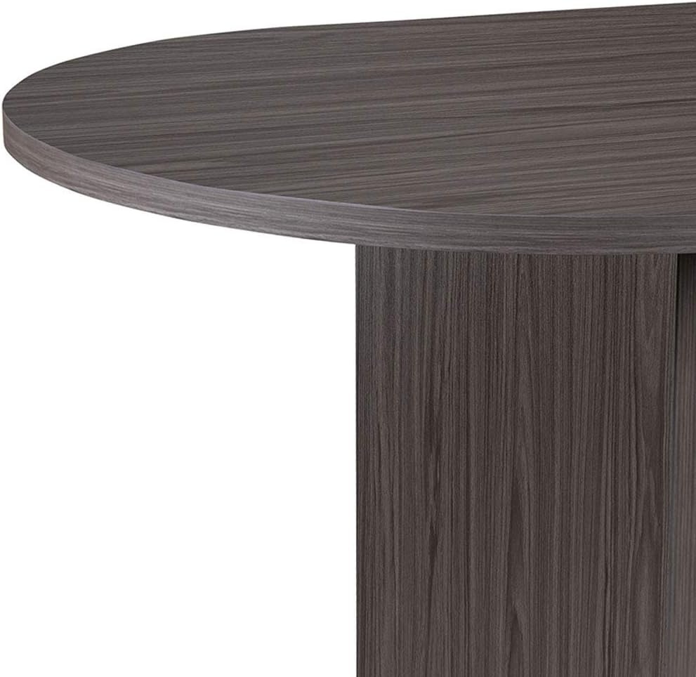 image:imageFlash Furniture Jones 6 Foot 72 inch Oval Conference Table in CherryRustic Gray