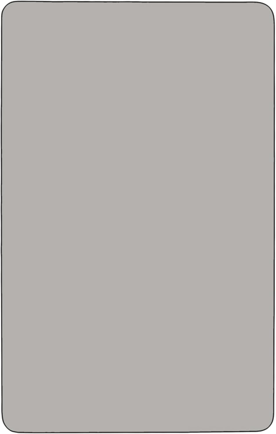 image:imageFlash Furniture Wren Mobile 30W x 72L Rectangular Oak HP Laminate Activity Table Standard Height Adjustable LegsGrey