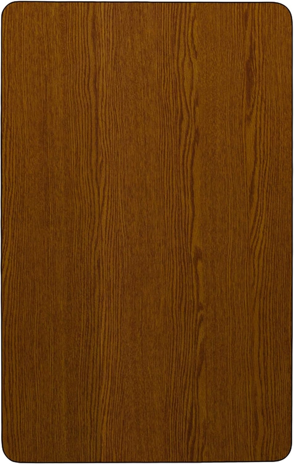 image:imageFlash Furniture Wren Mobile 30W x 72L Rectangular Oak HP Laminate Activity Table Standard Height Adjustable LegsOak