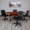Flash Furniture Jones 6 Foot (72 inch) Oval Conference Table in Cherry(Cherry)