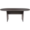 Flash Furniture Jones 6 Foot (72 inch) Oval Conference Table in Cherry(Rustic Gray)