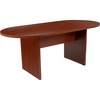 Flash Furniture Jones 6 Foot (72 inch) Oval Conference Table in Cherry(Cherry)
