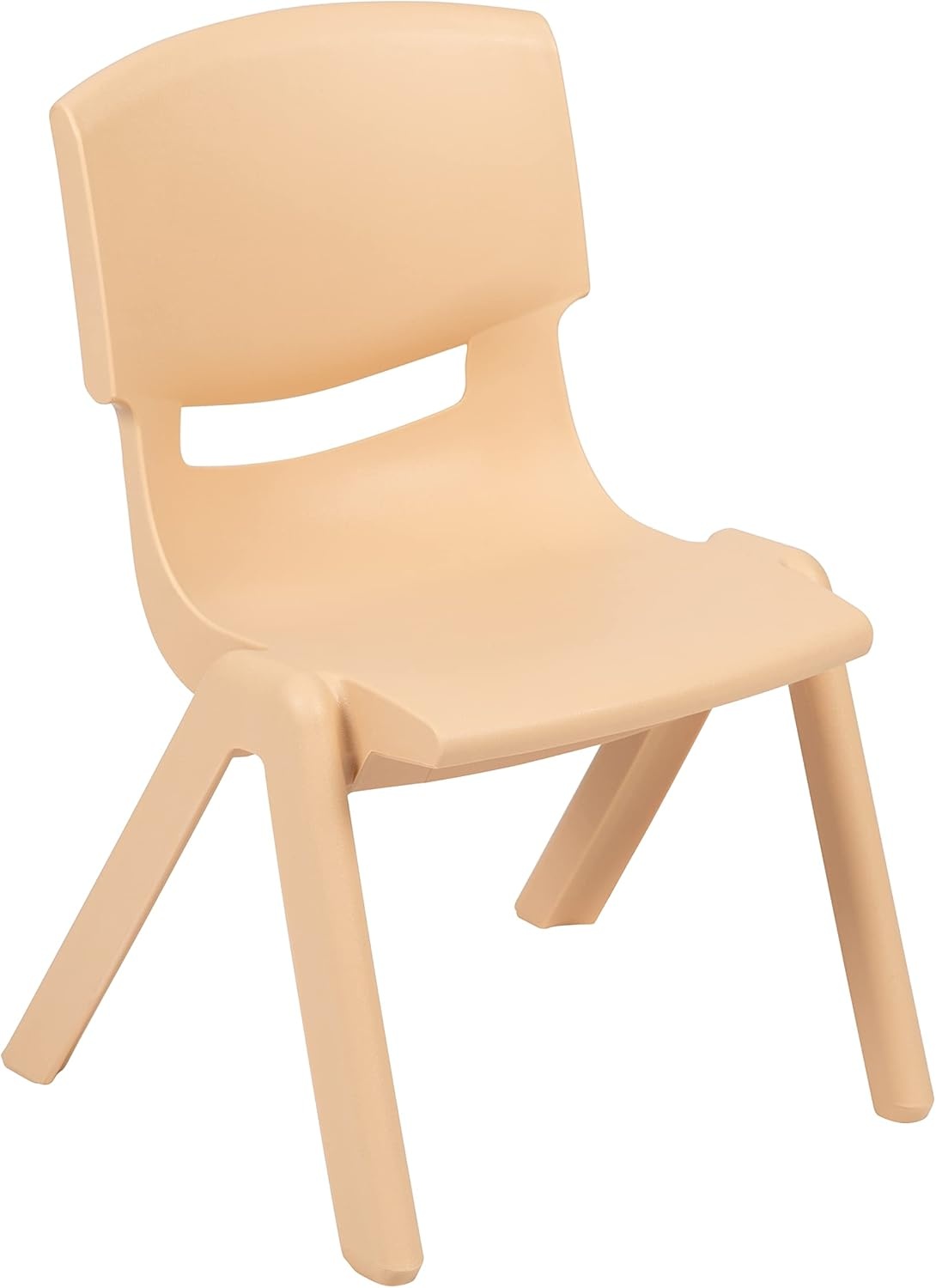 image:imageFlash Furniture Whitney 2 Pack Blue Plastic Stackable School Chair with 12 Seat HeightNatural