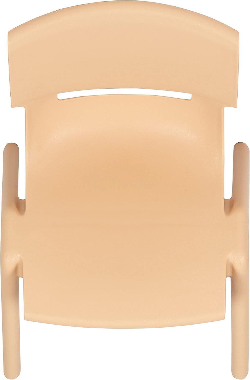 image:imageFlash Furniture Whitney 2 Pack Blue Plastic Stackable School Chair with 12 Seat HeightNatural