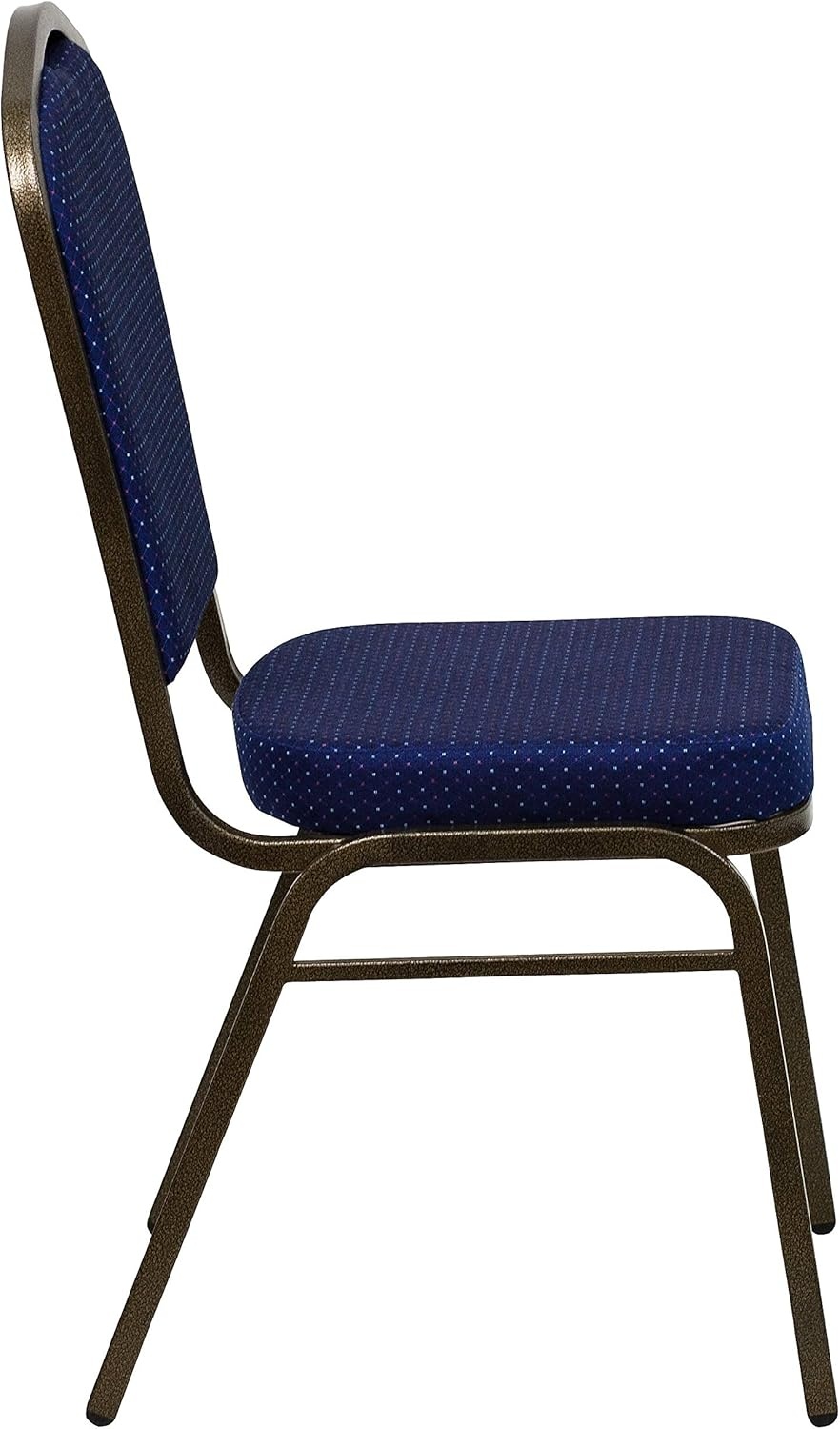 image:imageFlash Furniture HERCULES Series Crown Back Stacking Banquet Chair in Gray Fabric Silver Vein FrameNavy Blue Patterned FabricGold Vein Frame