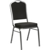 Black Fabric/Silver Vein Frame