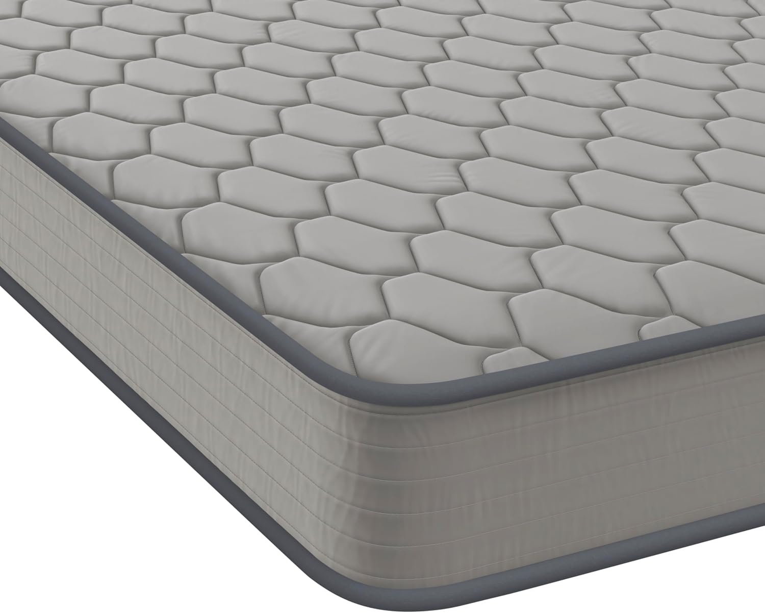 image:imageFlash Furniture Capri Comfortable Sleep 6 Inch CertiPURUS Certified Spring Mattress King Mattress in a Box Grey6 Inch