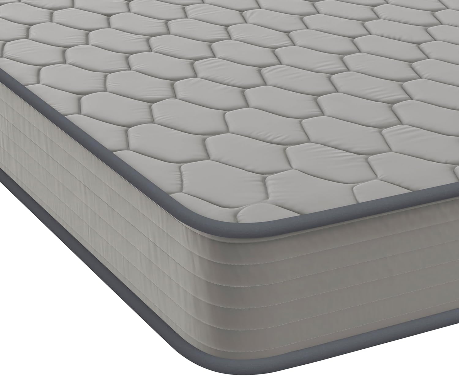image:imageFlash Furniture Capri Comfortable Sleep 6 Inch CertiPURUS Certified Spring Mattress King Mattress in a Box Grey6 Inch