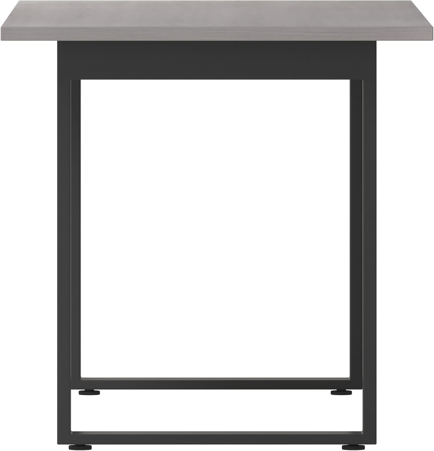 image:imageFlash Furniture Redmond Conference Table with UFrame Base Commercial Water and Scratch Resistant Laminate Finish PVC Edge Heavy Duty Steel Frame 60x30 Gray OakGray Oak