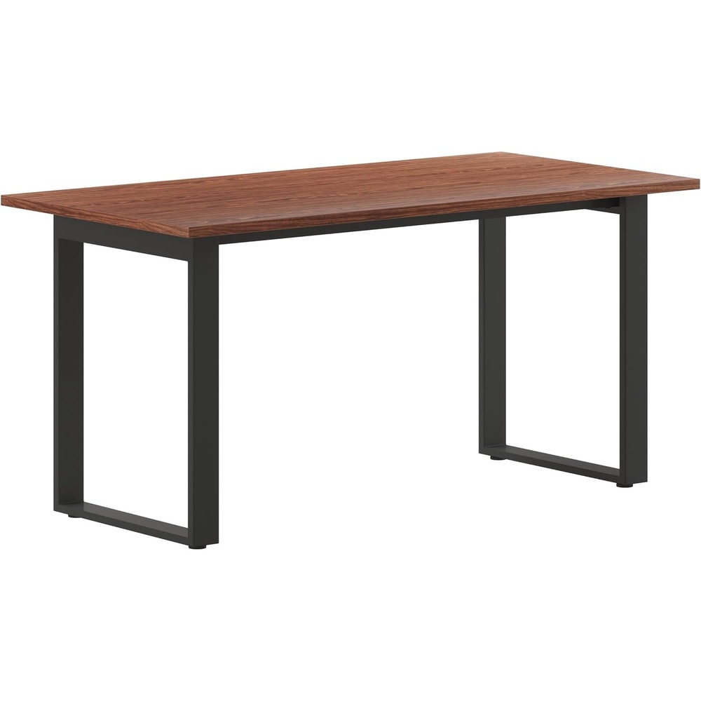 image:imageFlash Furniture Redmond Conference Table with UFrame Base Commercial Water and Scratch Resistant Laminate Finish PVC Edge Heavy Duty Steel Frame 60x30 Gray OakWalnut
