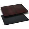 Black/Mahogany