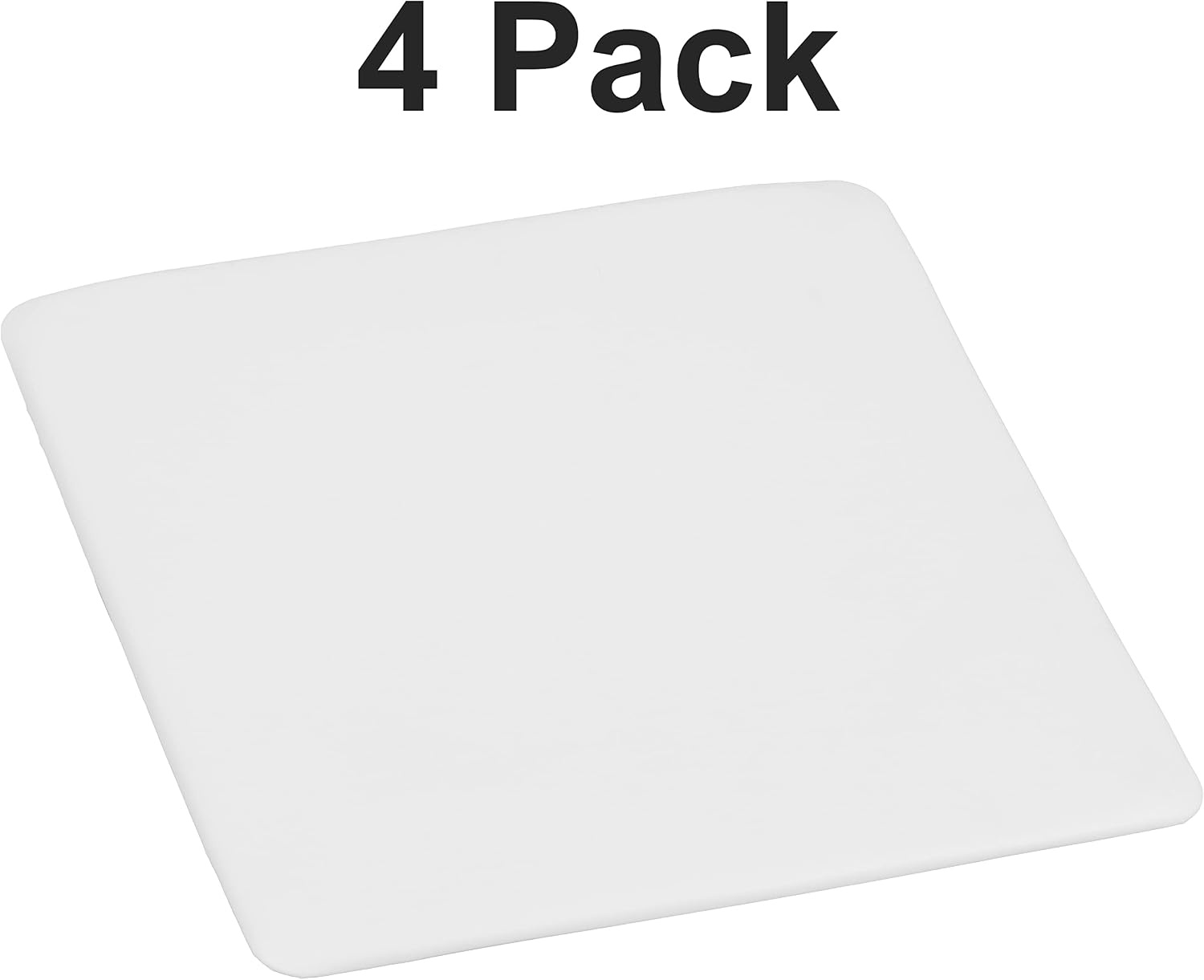 image:imageFlash Furniture Hercules 4 Pack Replacement Seat for White Resin Folding Chair