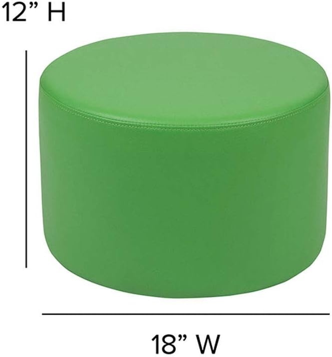 image:imageFlash Furniture Nicholas Soft Seating Flexible Circle for Classrooms and Common Spaces 18 Seat Height GreenGreen