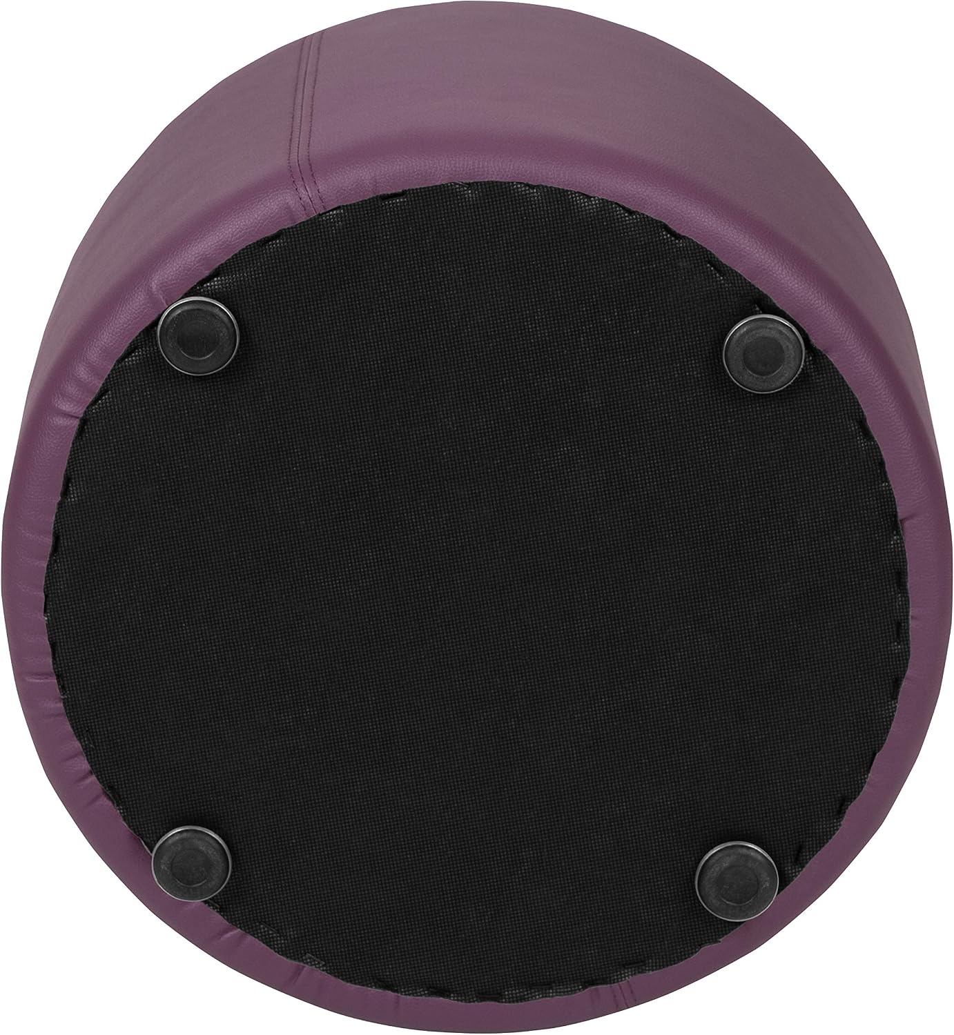 image:imageFlash Furniture Nicholas Soft Seating Flexible Circle for Classrooms and Common Spaces 18 Seat Height GreenPurple