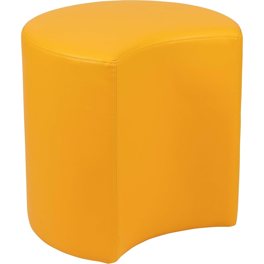 image:imageFlash Furniture Nicholas Soft Seating Flexible Moon for Classrooms and Common Spaces 18 Seat Height Yellow