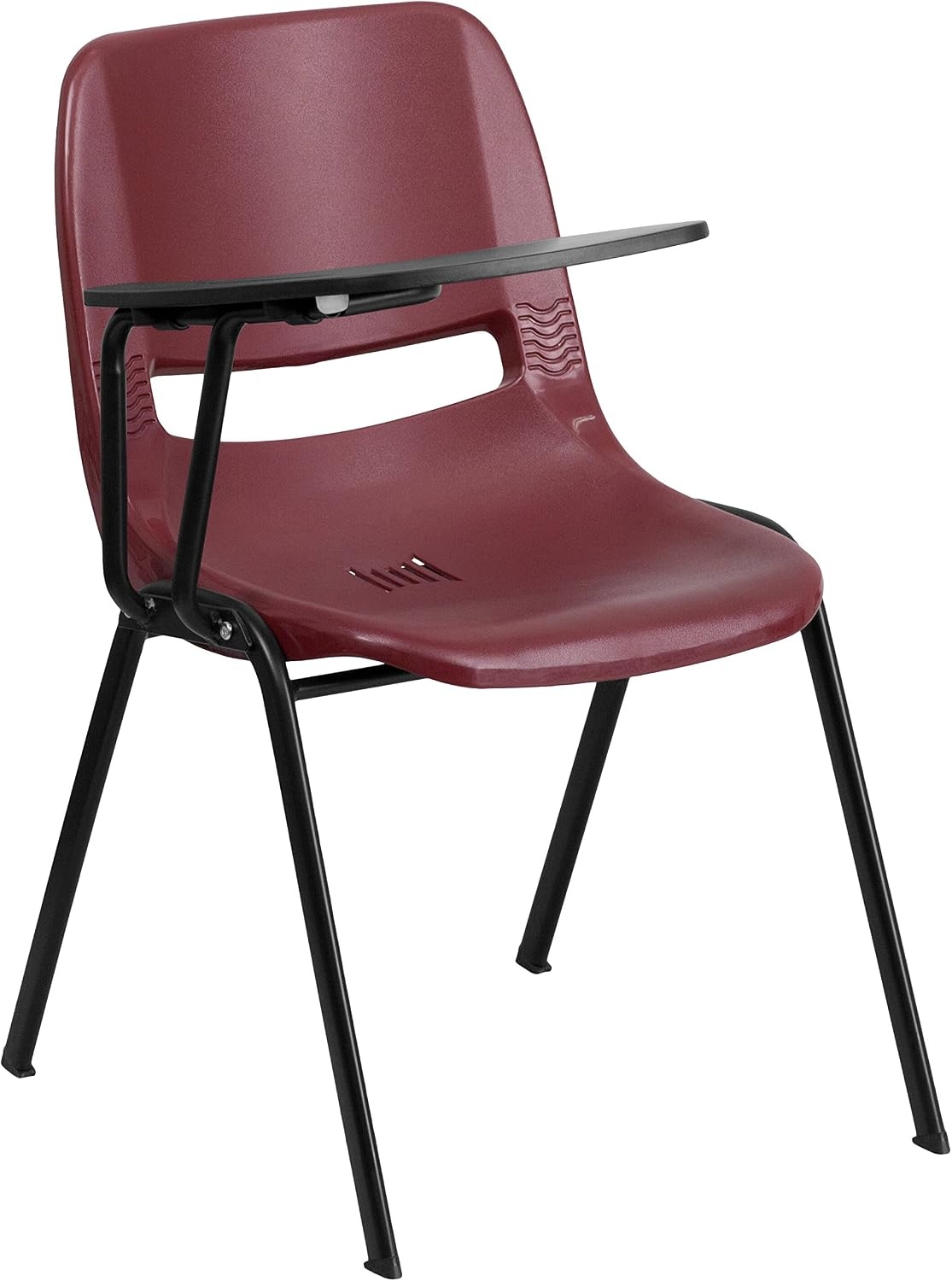 image:imageFlash Furniture Orange Ergonomic Shell Chair with Left Handed FlipUp Tablet ArmBurgundy