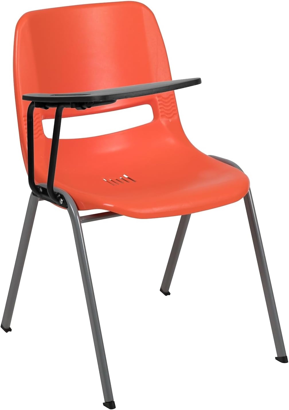 image:imageFlash Furniture Orange Ergonomic Shell Chair with Left Handed FlipUp Tablet ArmOrange