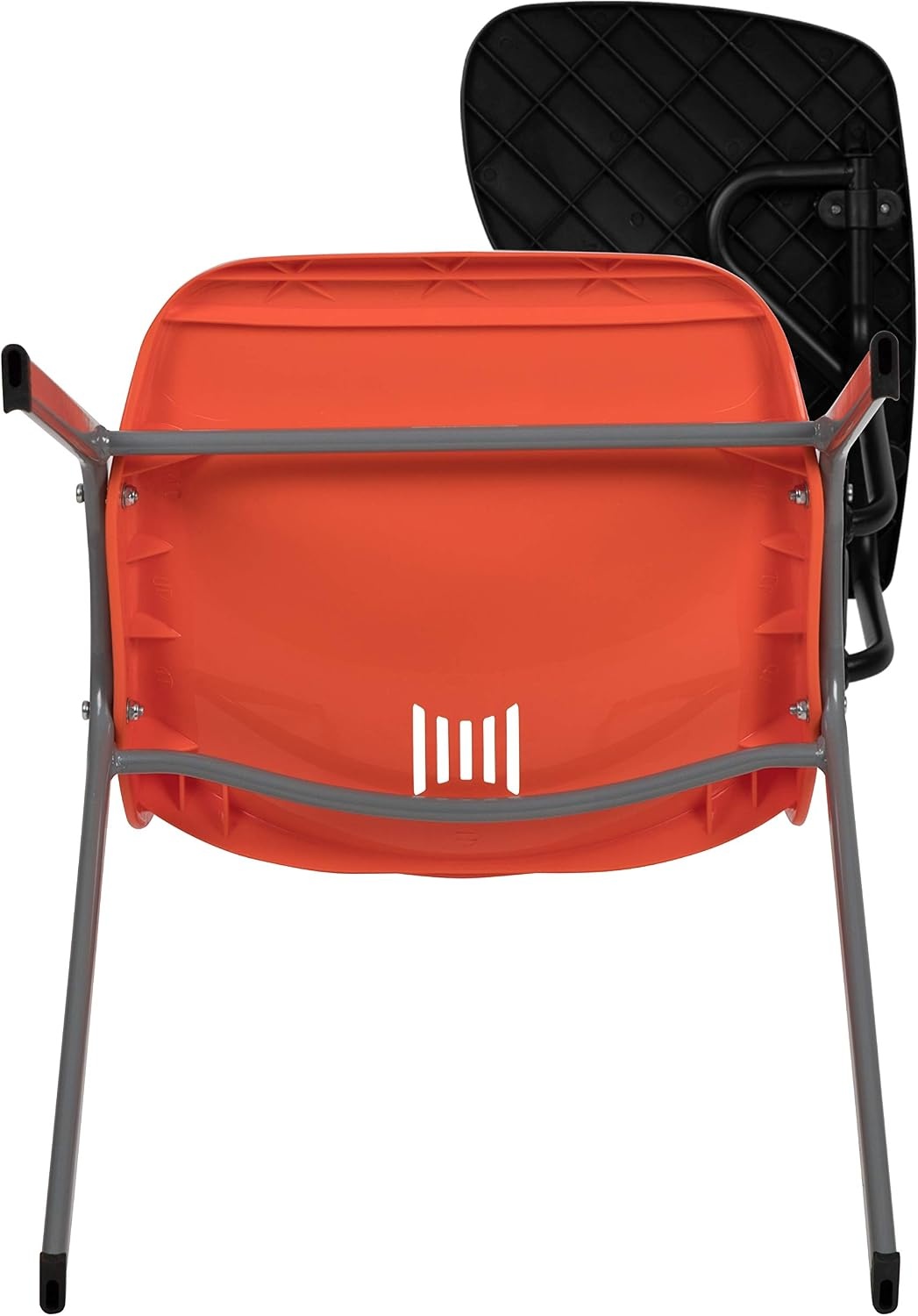 image:imageFlash Furniture Orange Ergonomic Shell Chair with Left Handed FlipUp Tablet ArmOrange