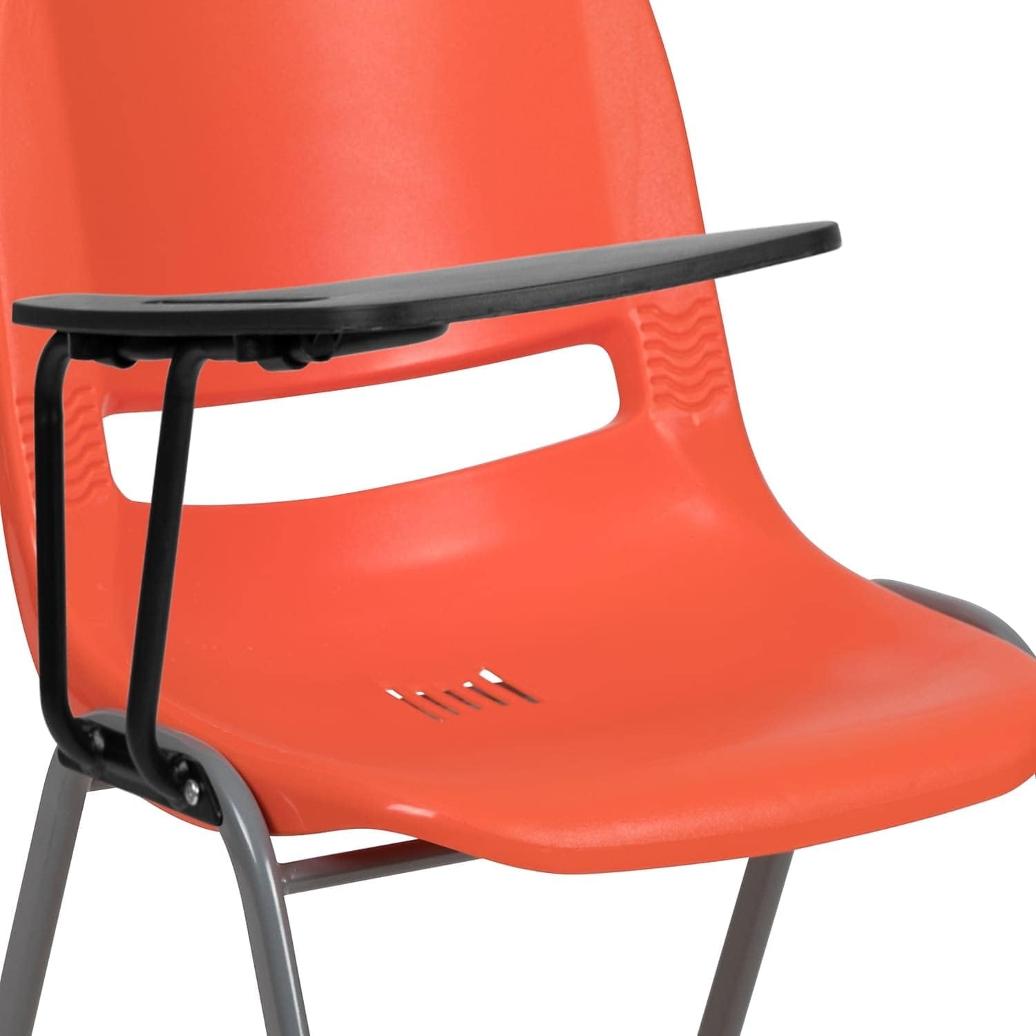 image:imageFlash Furniture Orange Ergonomic Shell Chair with Left Handed FlipUp Tablet ArmOrange
