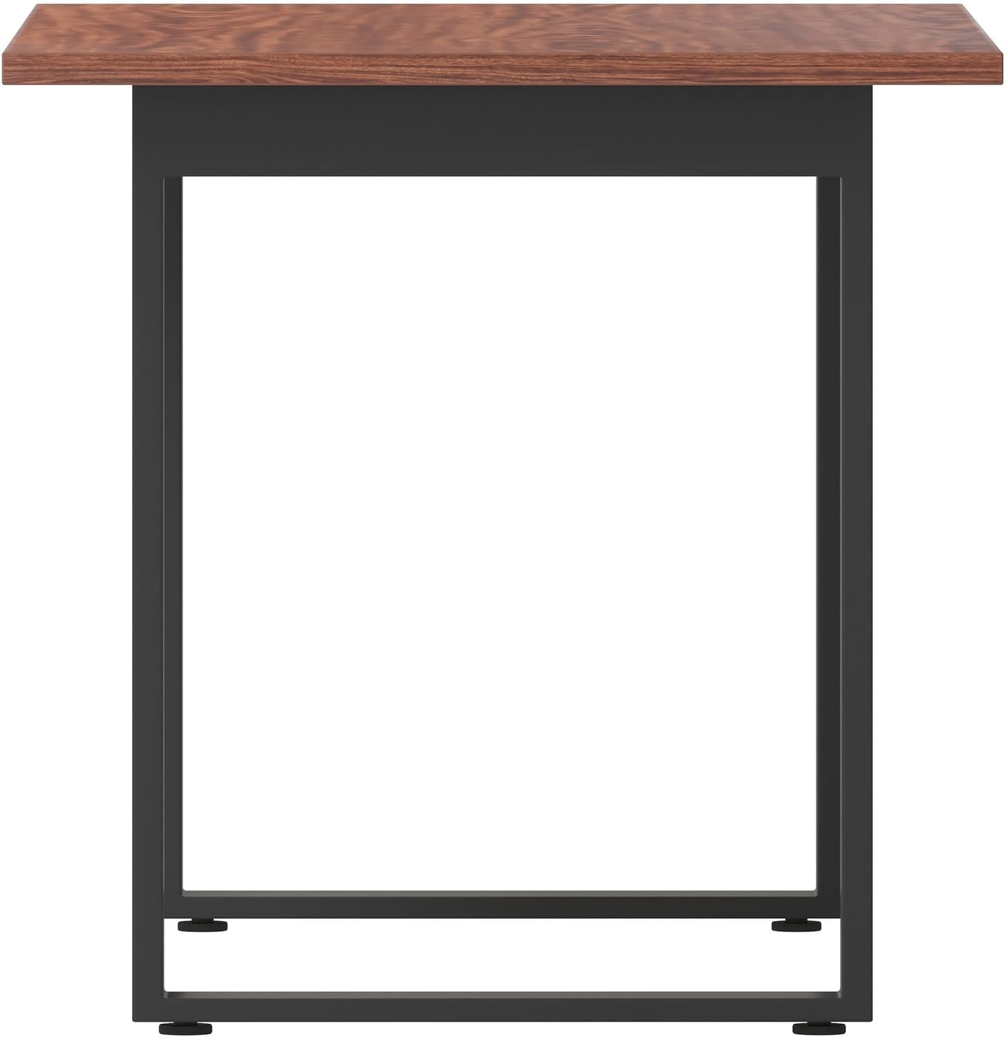 image:imageFlash Furniture Redmond Conference Table with UFrame Base Commercial Water and Scratch Resistant Laminate Finish PVC Edge Heavy Duty Steel Frame 48x30 WalnutWalnut