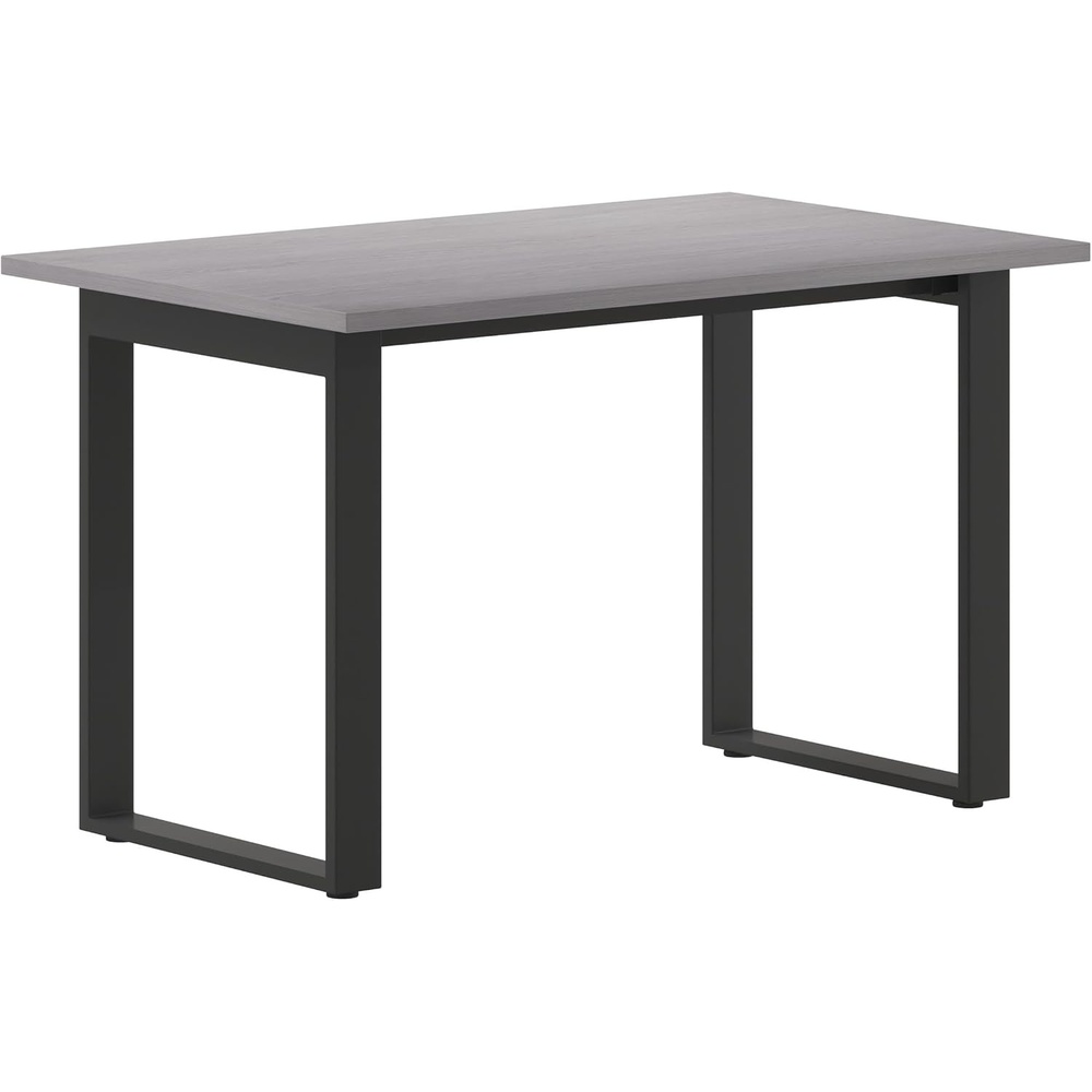 image:imageFlash Furniture Redmond Conference Table with UFrame Base Commercial Water and Scratch Resistant Laminate Finish PVC Edge Heavy Duty Steel Frame 48x30 WalnutGray Oak